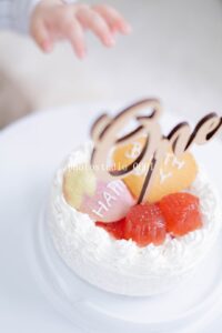 1歳ケーキスマッシュ