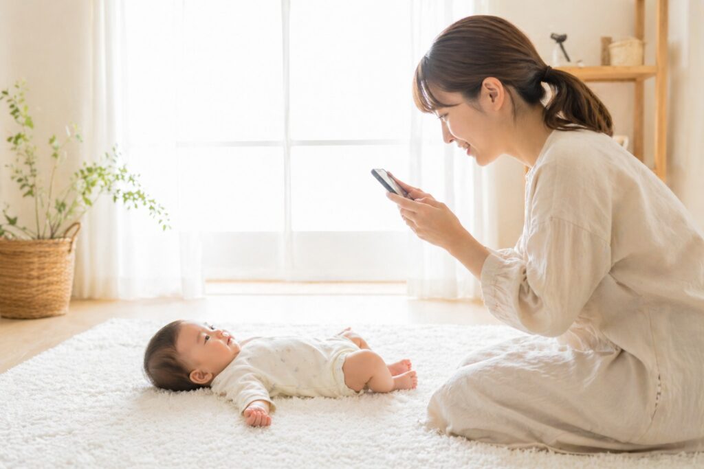 赤ちゃんをふんわりかわいく撮るコツ
