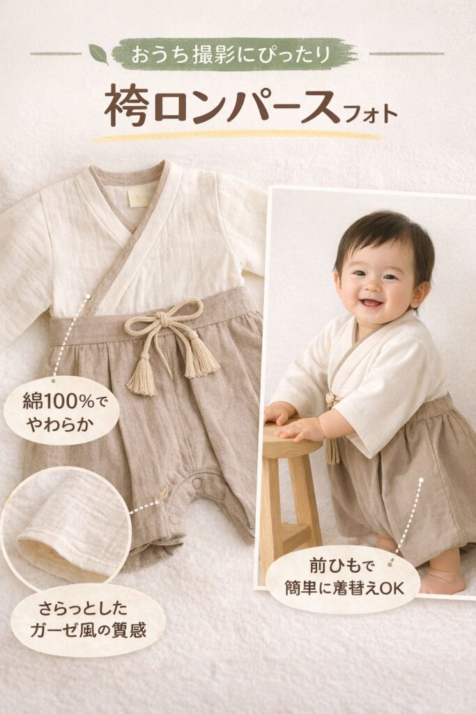 袴ロンパースの選び方
